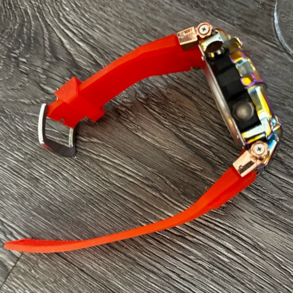 NWOT Iridescent Digital Waterproof Sports Watch - Picture 2 of 3